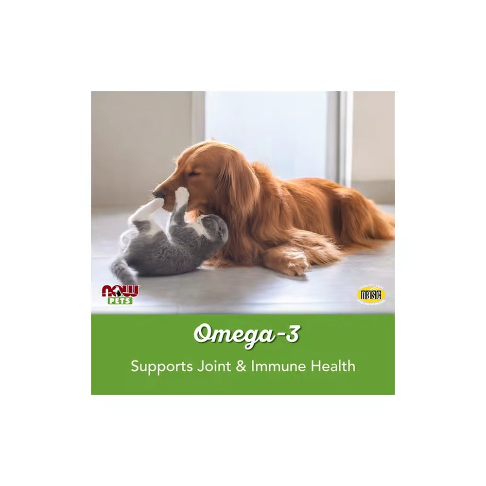 NOW Foods, Pets, Omega-3 Support for Dogs/Cats, Great Fish, 180 Softgels, 8.9 oz, 252 g