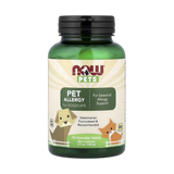 NOW Foods, Pets, Pet Allergy for Dogs/Cats, 75 Chewable Tablets