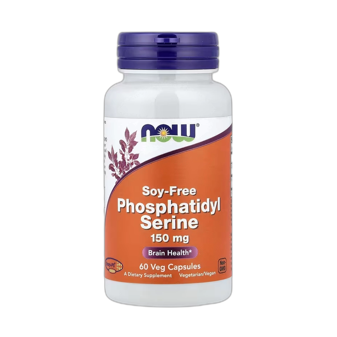 NOW Foods, Phosphatidyl Serine, Soy-Free, 150 mg, 60 Veg Capsules