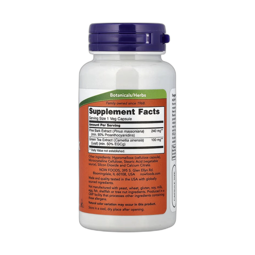NOW Foods, Pine Bark Extract, 240 mg, 90 Veg Capsules