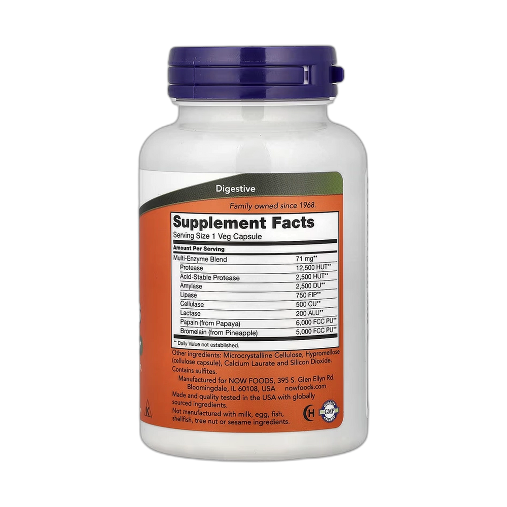 NOW Foods, Plant Enzymes, 120 Veg Capsules