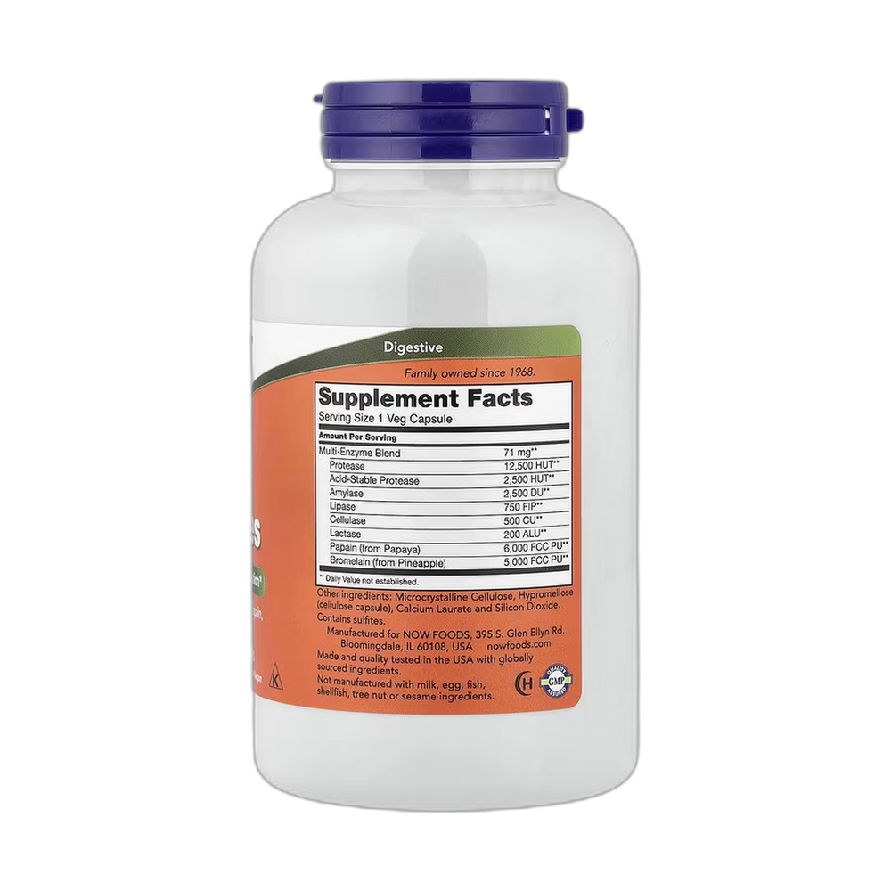 NOW Foods, Plant Enzymes, 240 Veg Capsules