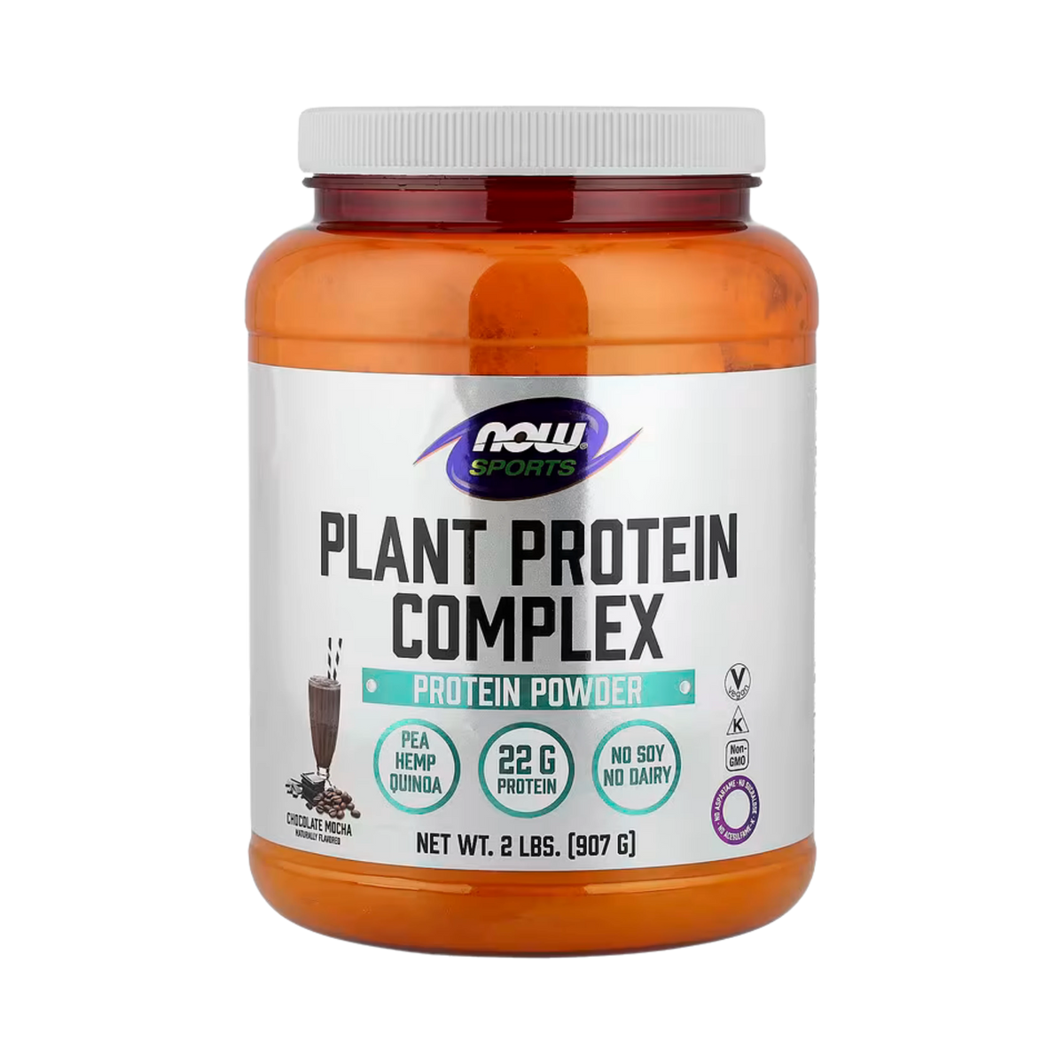 NOW Foods, Plant Protein Complex, Chocolate Mocha, 2 lbs, 907 g