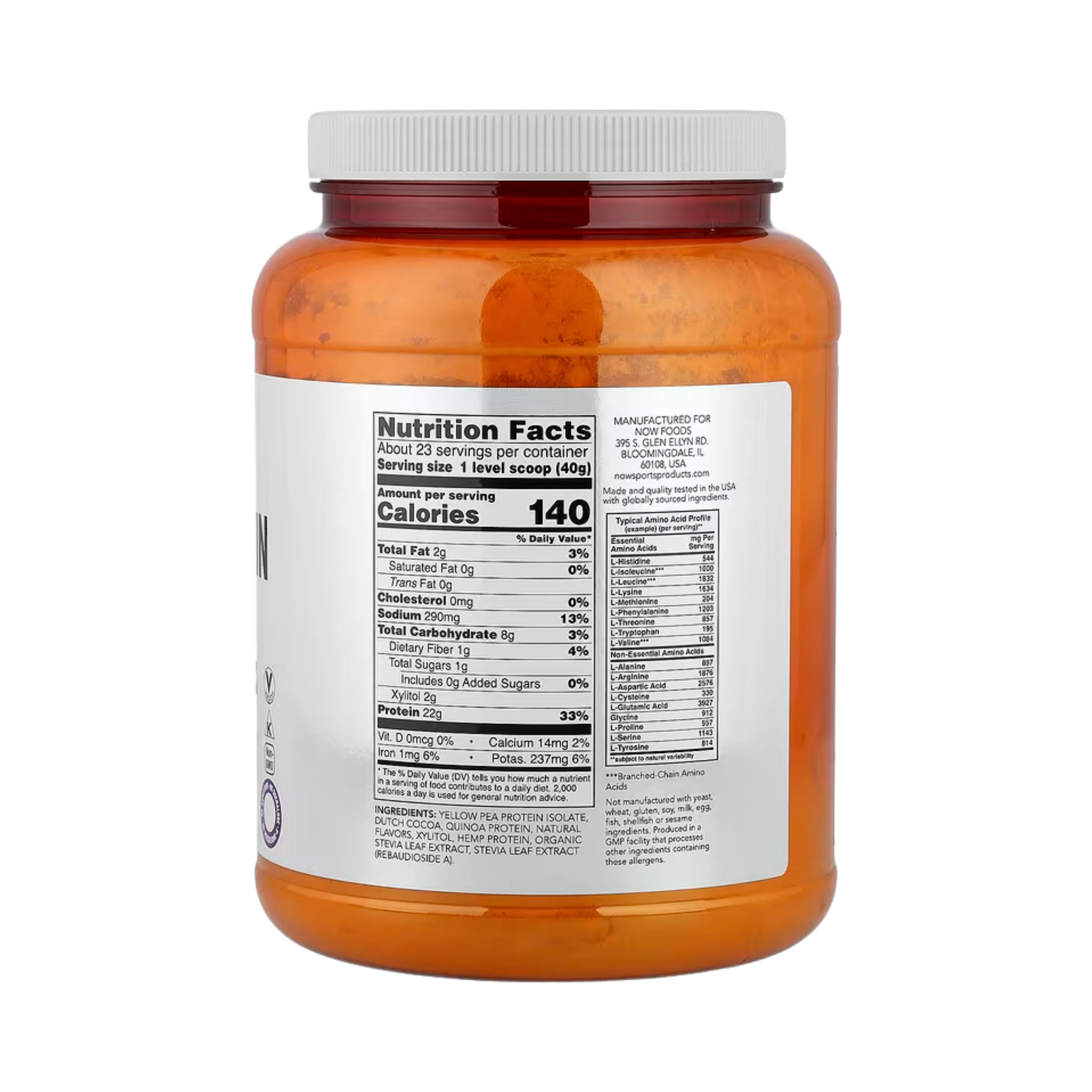 NOW Foods, Plant Protein Complex, Chocolate Mocha, 2 lbs, 907 g