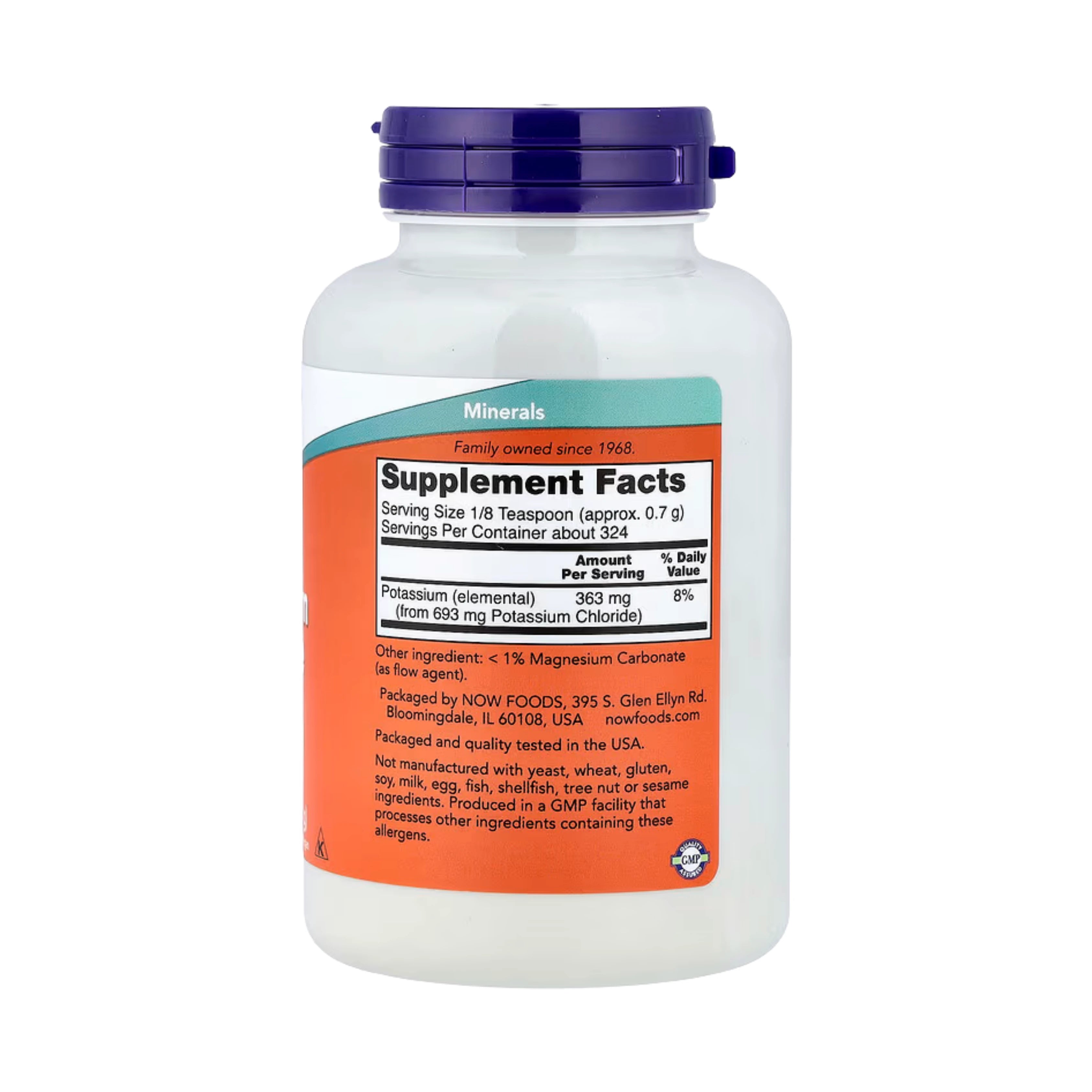 NOW Foods, Potassium Chloride Powder, 8 oz, 227 g