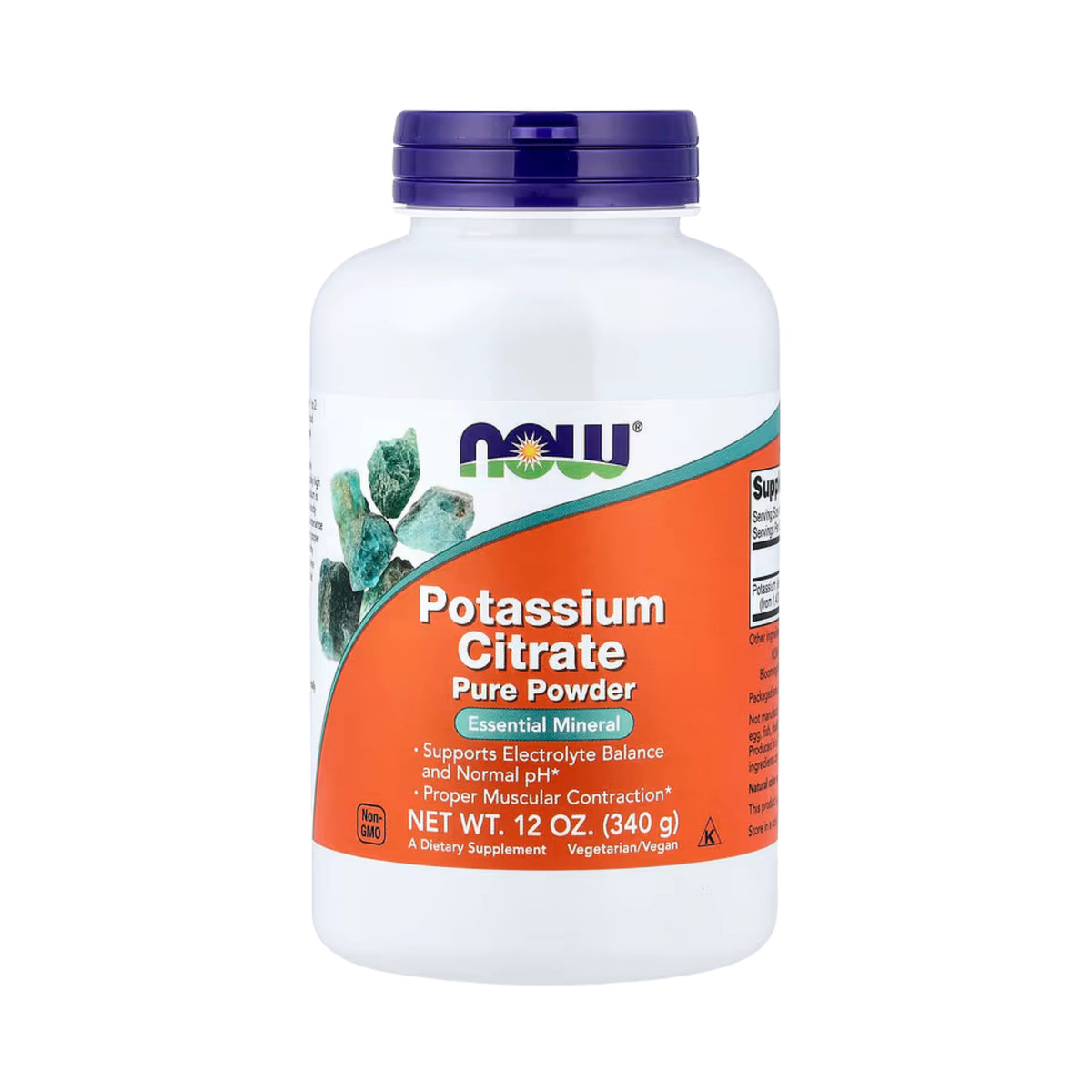 NOW Foods, Potassium Citrate, Pure Powder, 12 oz, 340 g