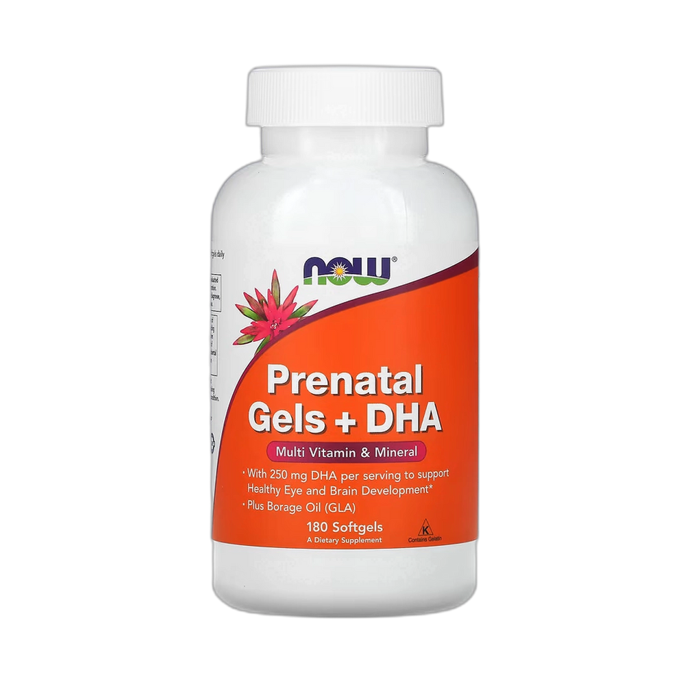 NOW Foods, Prenatal Gels + DHA, 180 Softgels