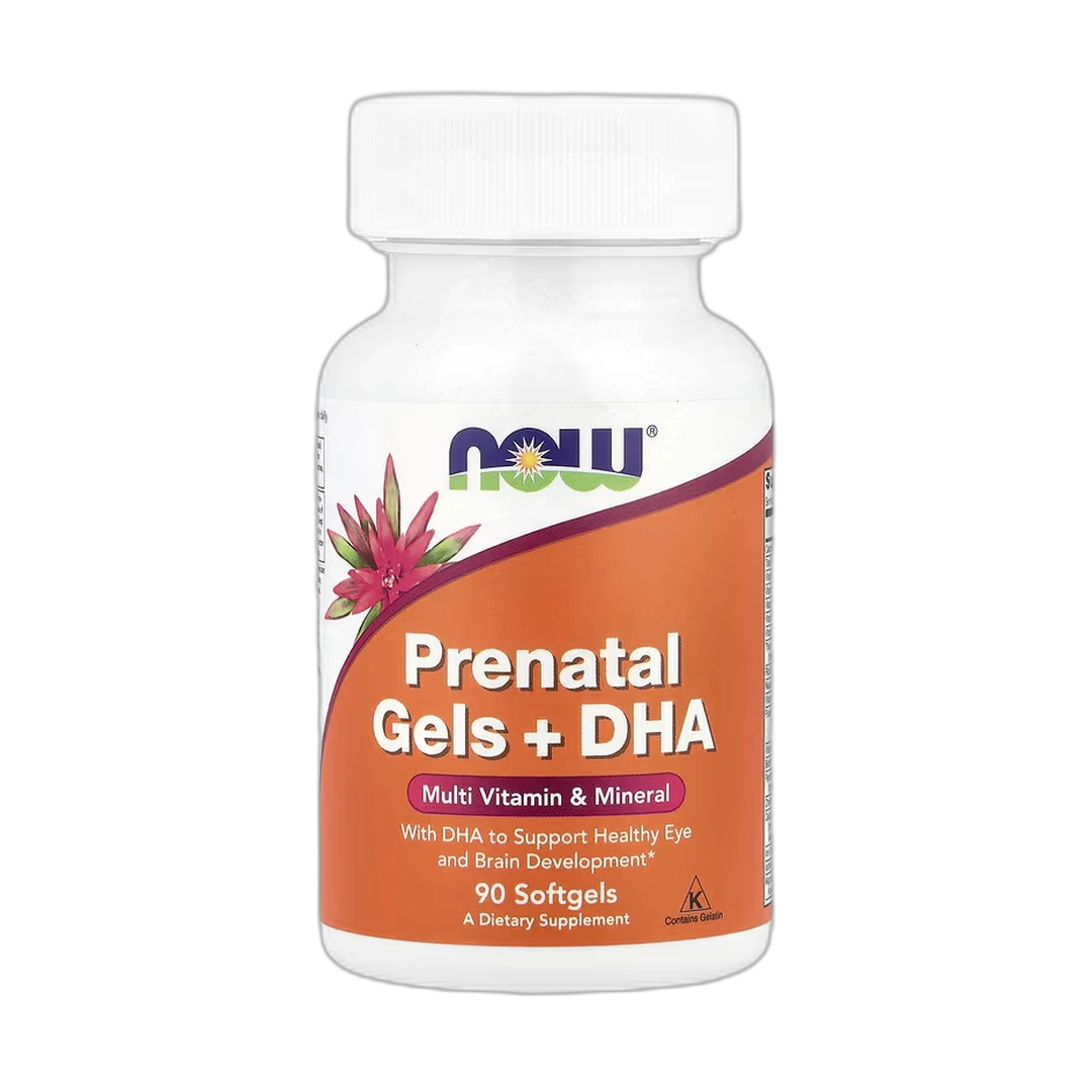 NOW Foods, Prenatal Gels + DHA, 90 Softgels