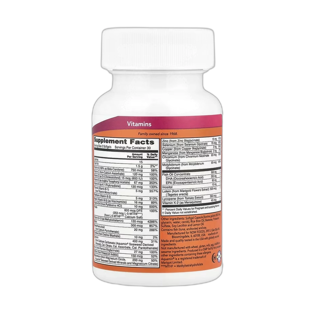NOW Foods, Prenatal Gels + DHA, 90 Softgels