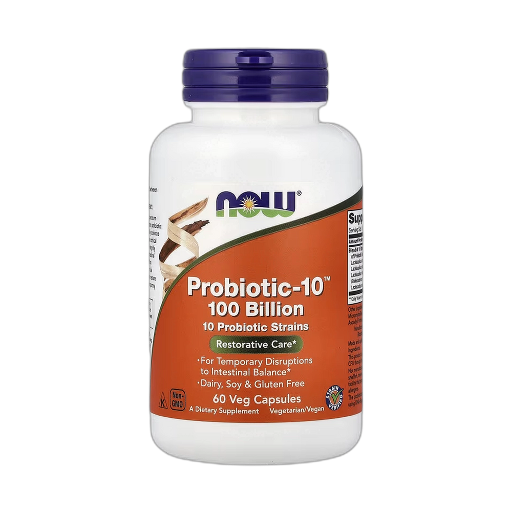 NOW Foods, Probiotic-10, 100 Billion, 60 Veg Capsules