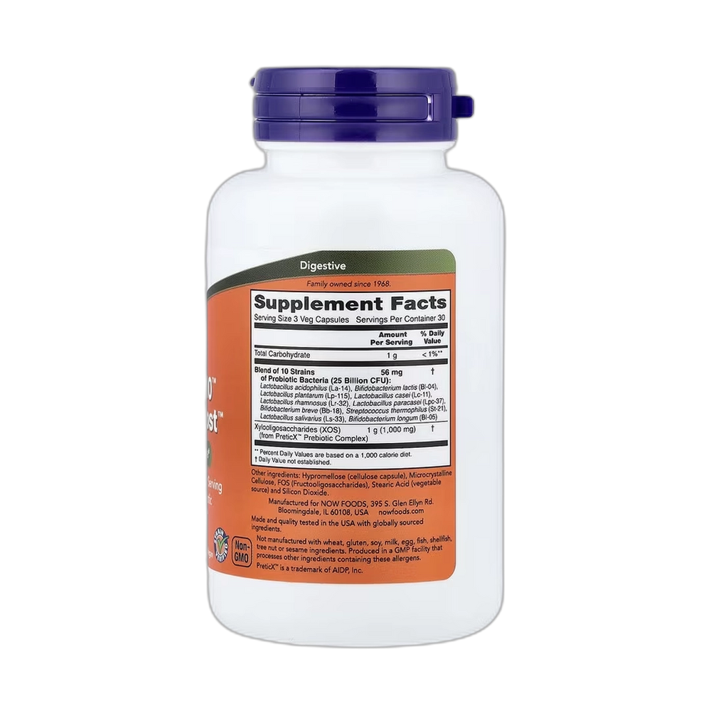 NOW Foods, Probiotic-10 & Bifido Boost, 90 Veg Capsules