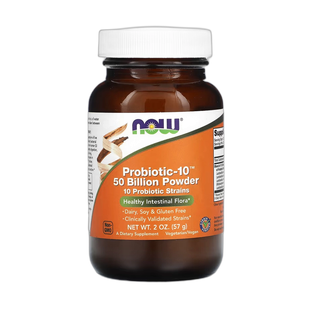 NOW Foods, Probiotic-10 Powder, 2 oz, 57 g