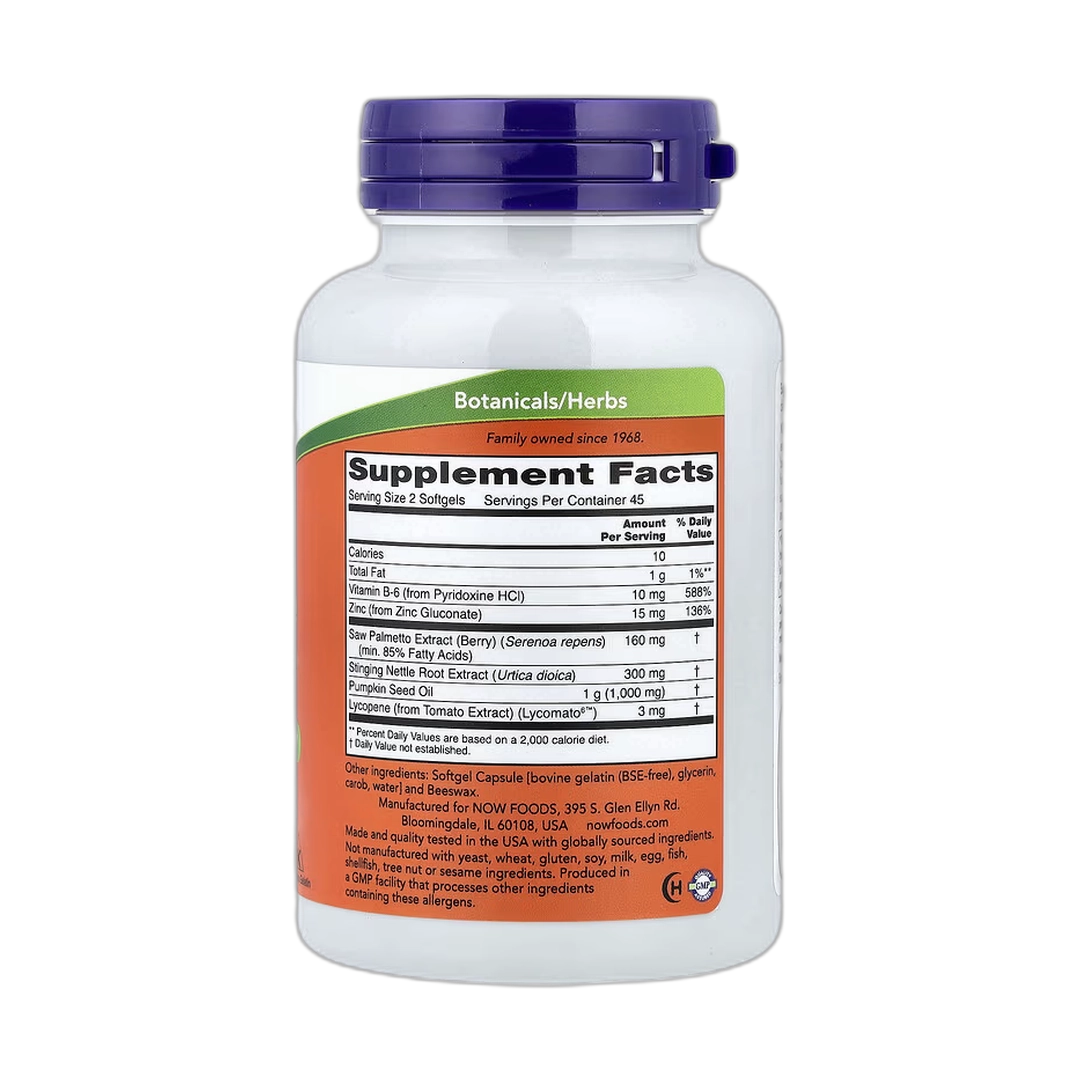 NOW Foods, Prostate Support, 90 Softgels
