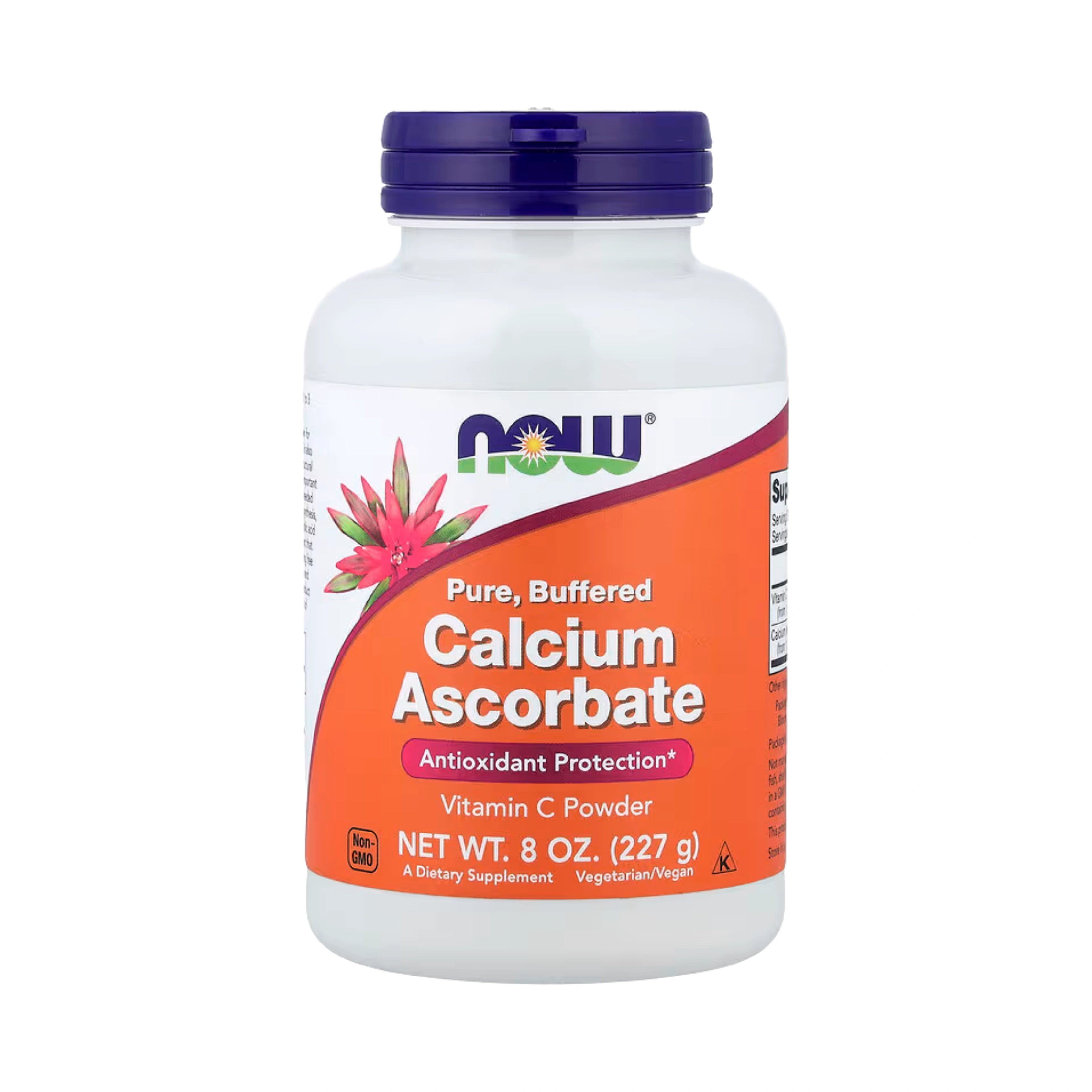 NOW Foods, Pure, Buffered Calcium Ascorbate, Vitamin C Powder, 8 oz, 227 g