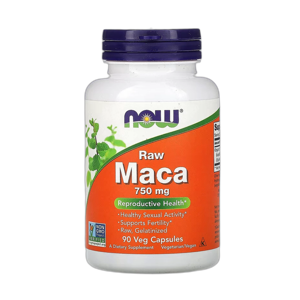 NOW Foods, Raw Maca, 750 mg, 90 Veg Capsules