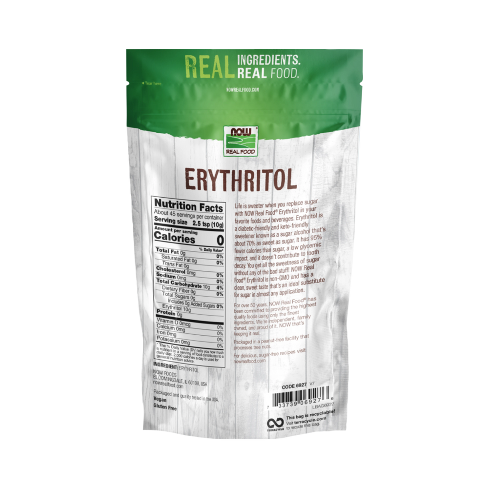 NOW Foods, Real Food, Erythritol, 2.5 Lbs