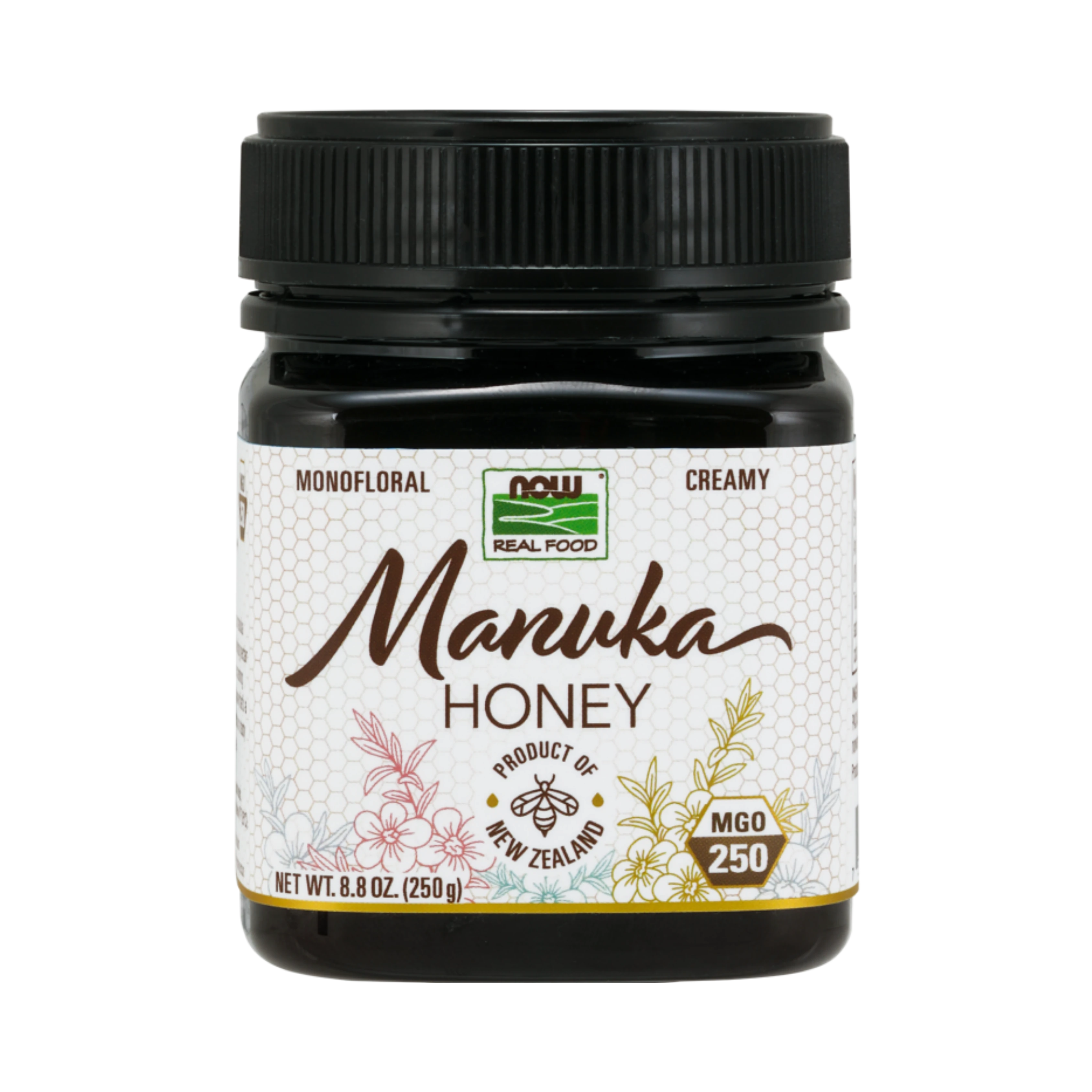 NOW Foods, Real Food, Manuka Honey, MGO 250, 8.8 Oz