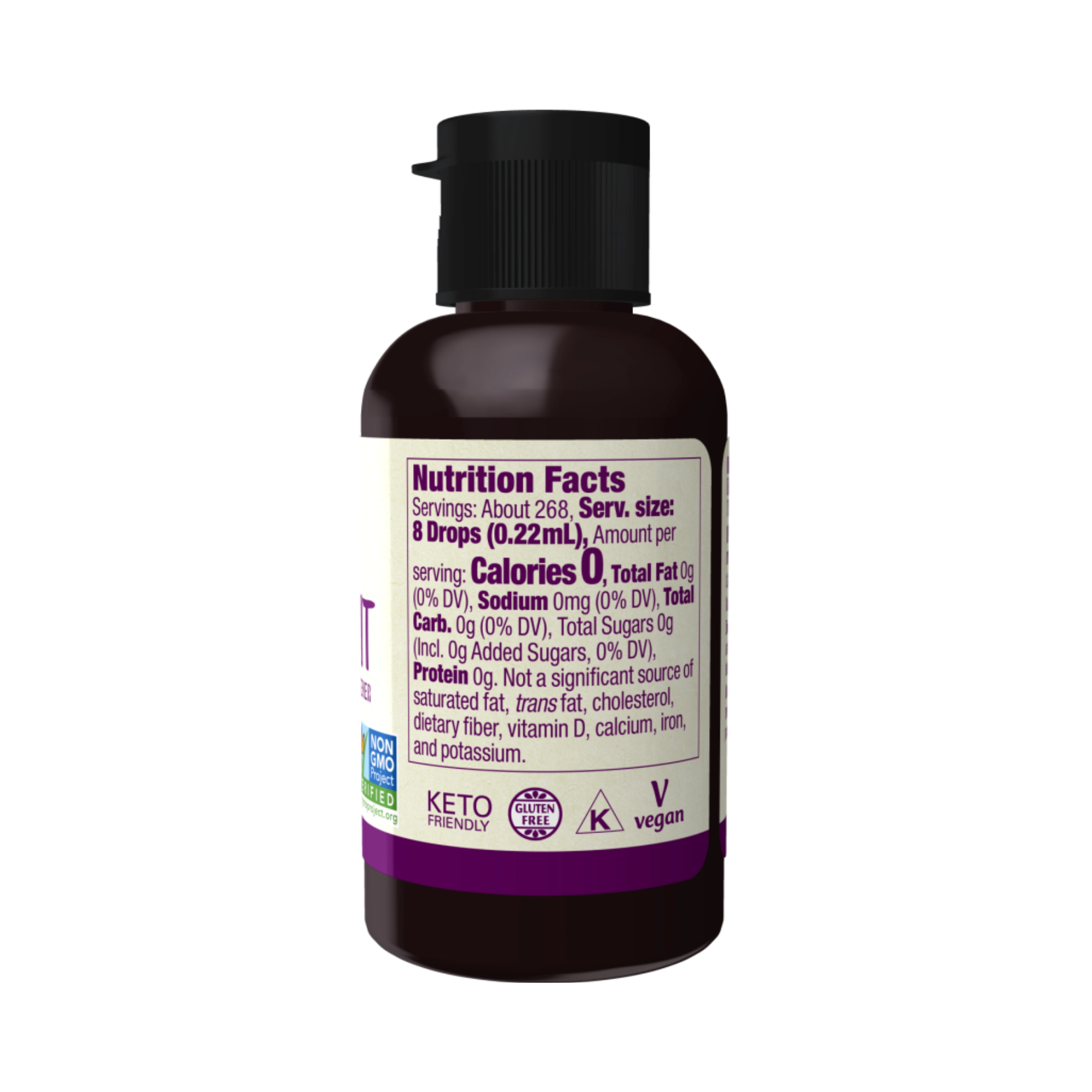 NOW Foods, Real Food, Organic Monk Fruit, Liquid Sweetener, 2 Fl Oz