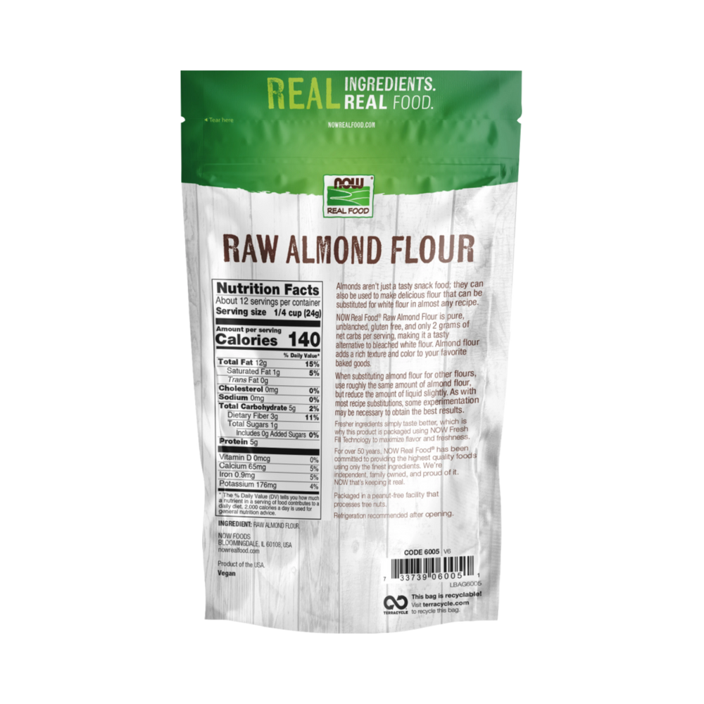 NOW Foods, Real Food, Raw Almond Flour, 22 Oz
