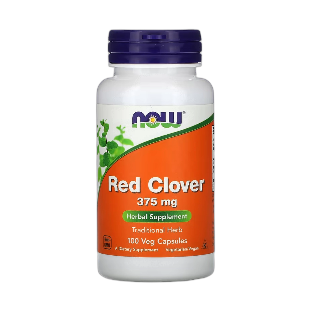 NOW Foods, Red Clover, 375 mg, 100 Veg Capsules