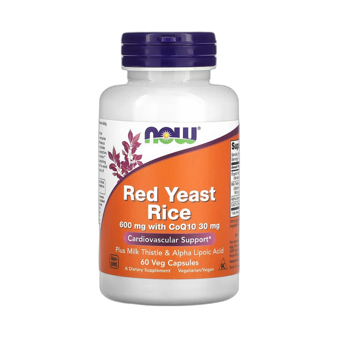 NOW Foods, Red Yeast Rice, 60 Veg Capsules