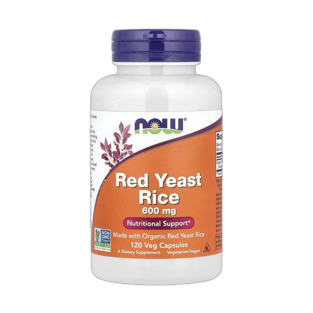 NOW Foods, Red Yeast Rice, 600 mg, 120 Veg Capsules