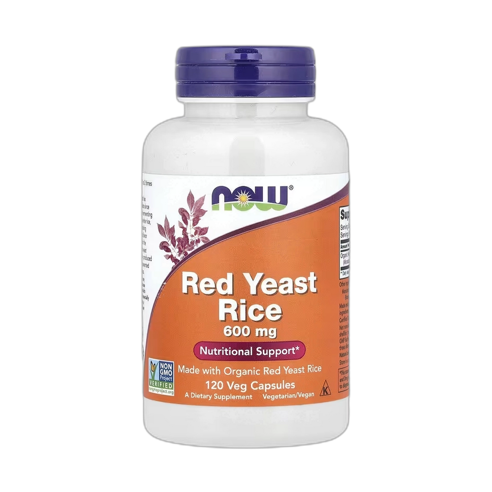 NOW Foods, Red Yeast Rice, 600 mg, 120 Veg Capsules