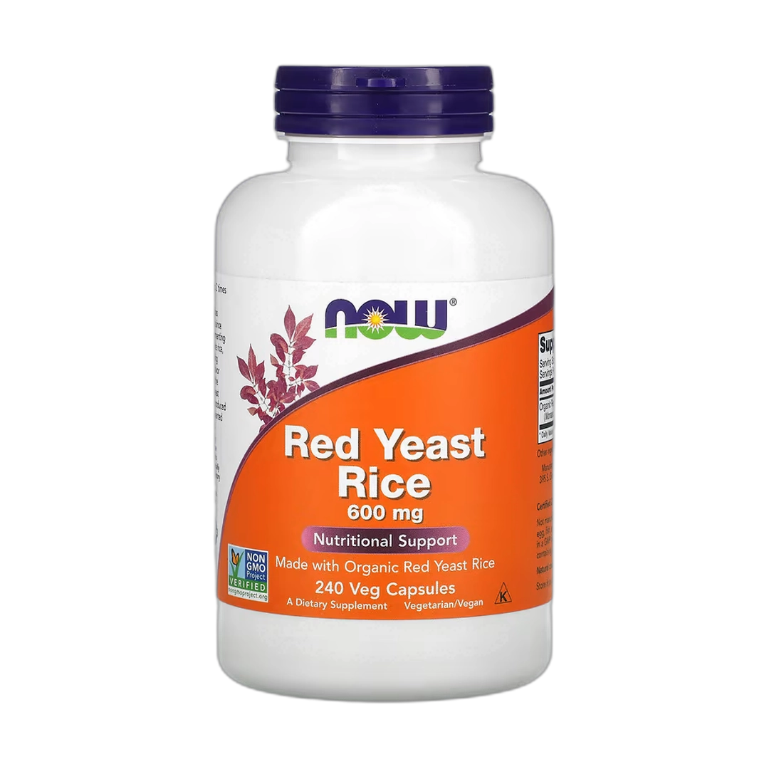 NOW Foods, Red Yeast Rice, 600 mg, 240 Veg Capsules