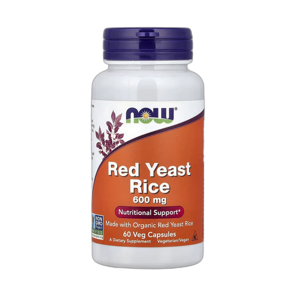 NOW Foods, Red Yeast Rice, 600 mg,  60 Veg Capsules