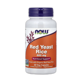 NOW Foods, Red Yeast Rice, 600 mg,  60 Veg Capsules
