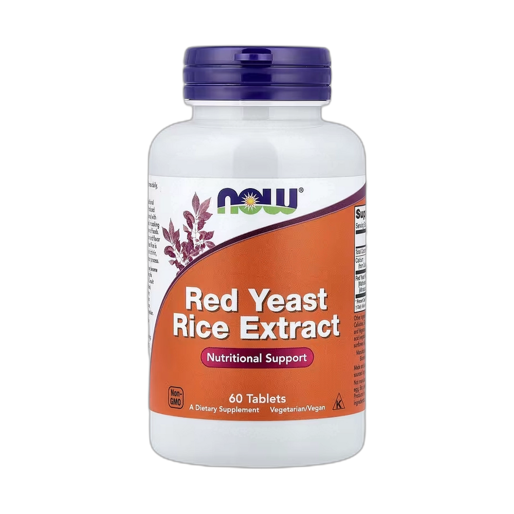 NOW Foods, Red Yeast Rice Extract, 60 Tablets