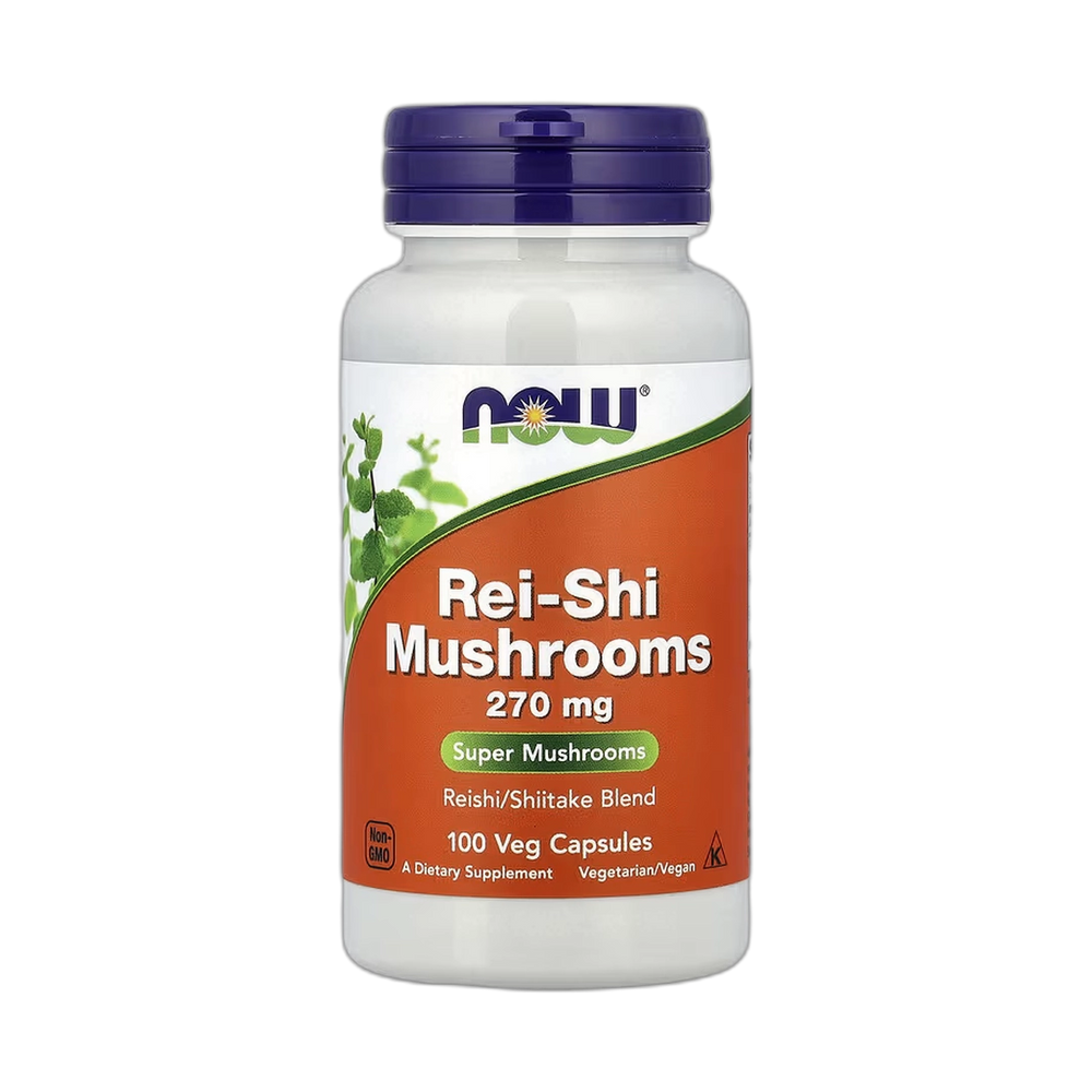 NOW Foods, Rei-Shi Mushrooms, 100 Veg Capsules