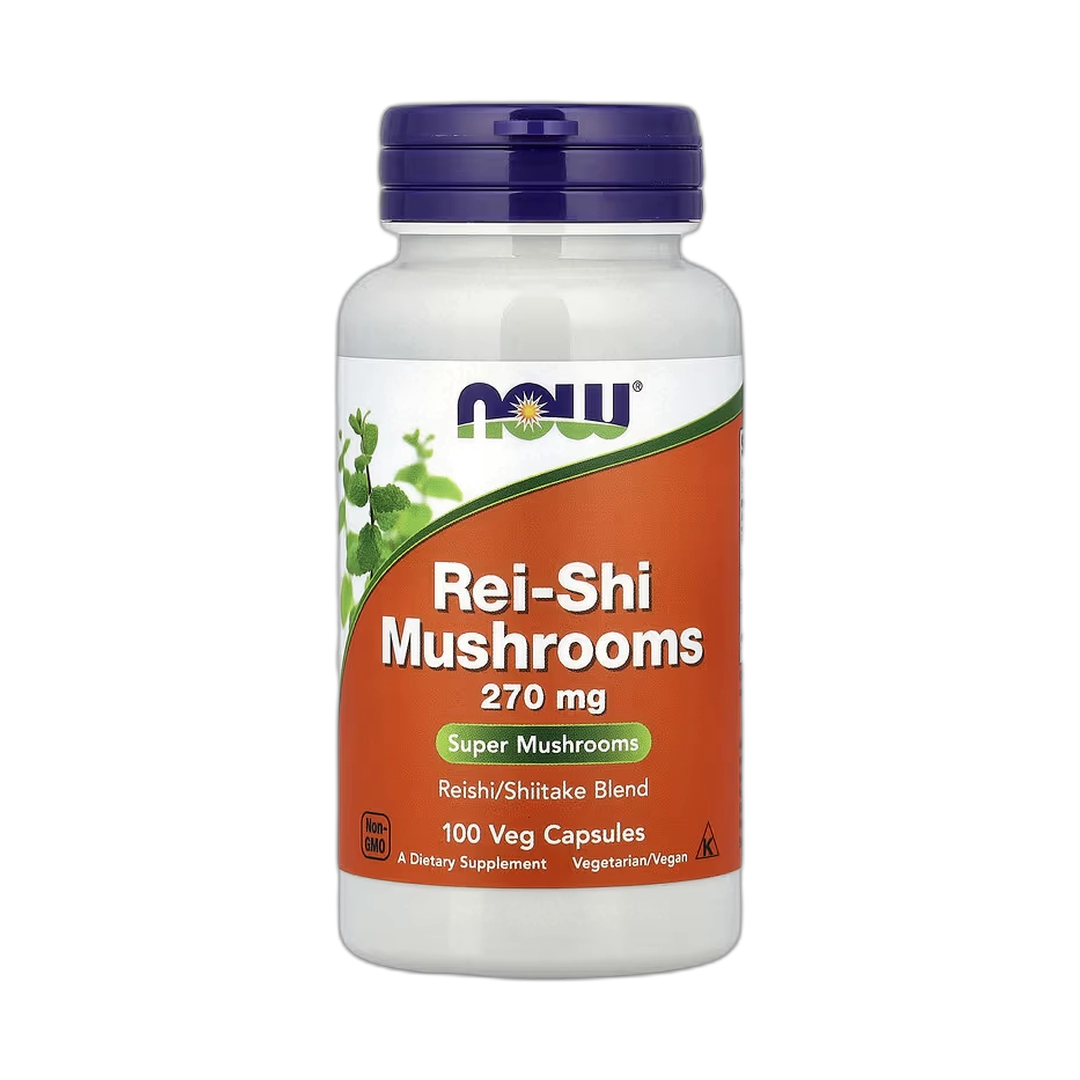 NOW Foods, Rei-Shi Mushrooms, 100 Veg Capsules