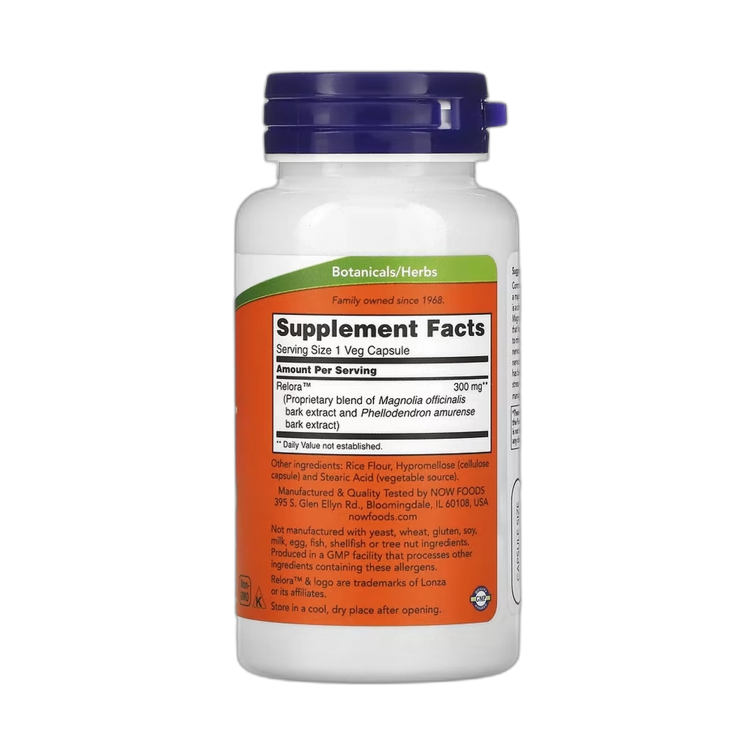 NOW Foods, Relora, 300 mg, 60 Veg Capsules
