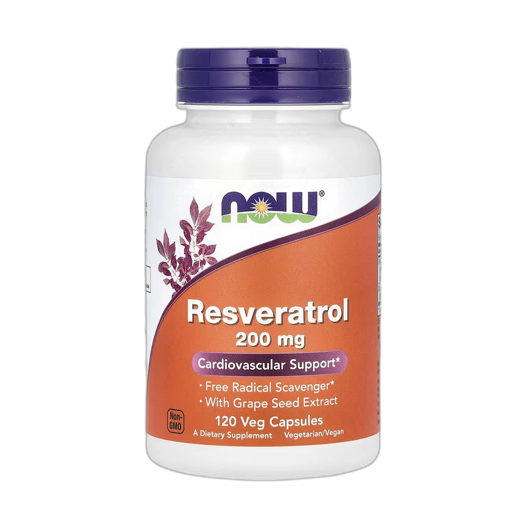 NOW Foods, Resveratrol, 200 mg, 120 Veg Capsules