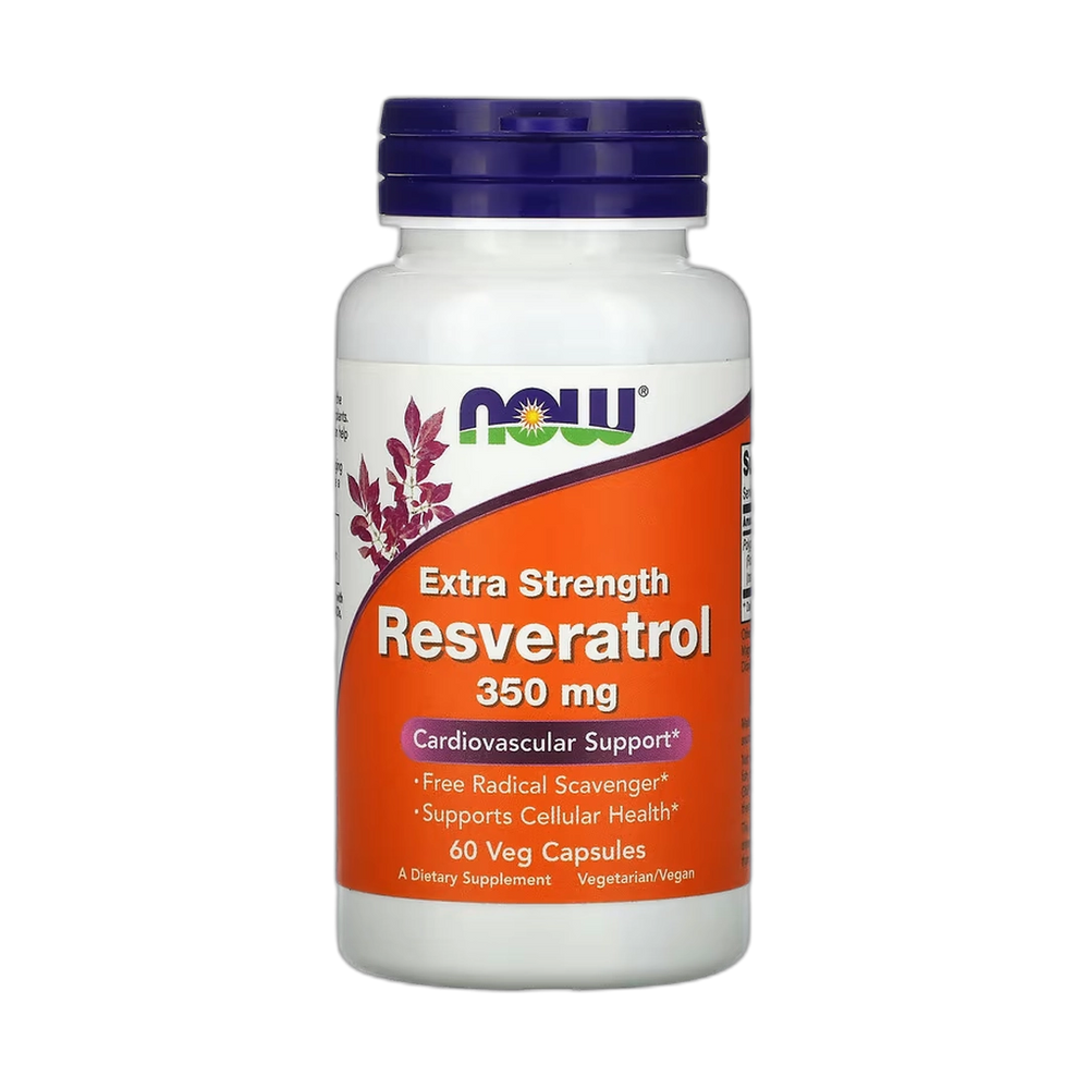NOW Foods, Resveratrol, 350 mg, 60 Veg Capsules