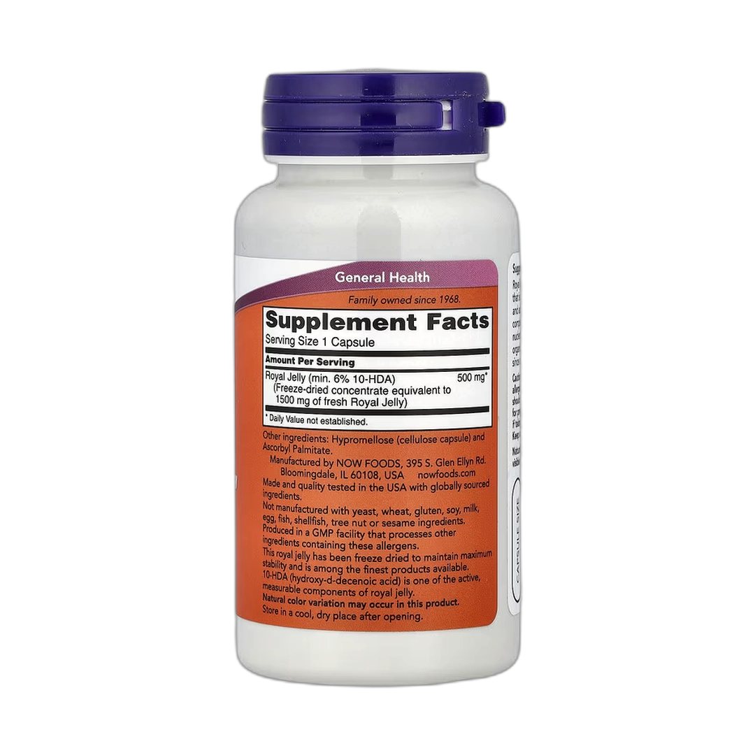 NOW Foods, Royal Jelly, 60 Capsules