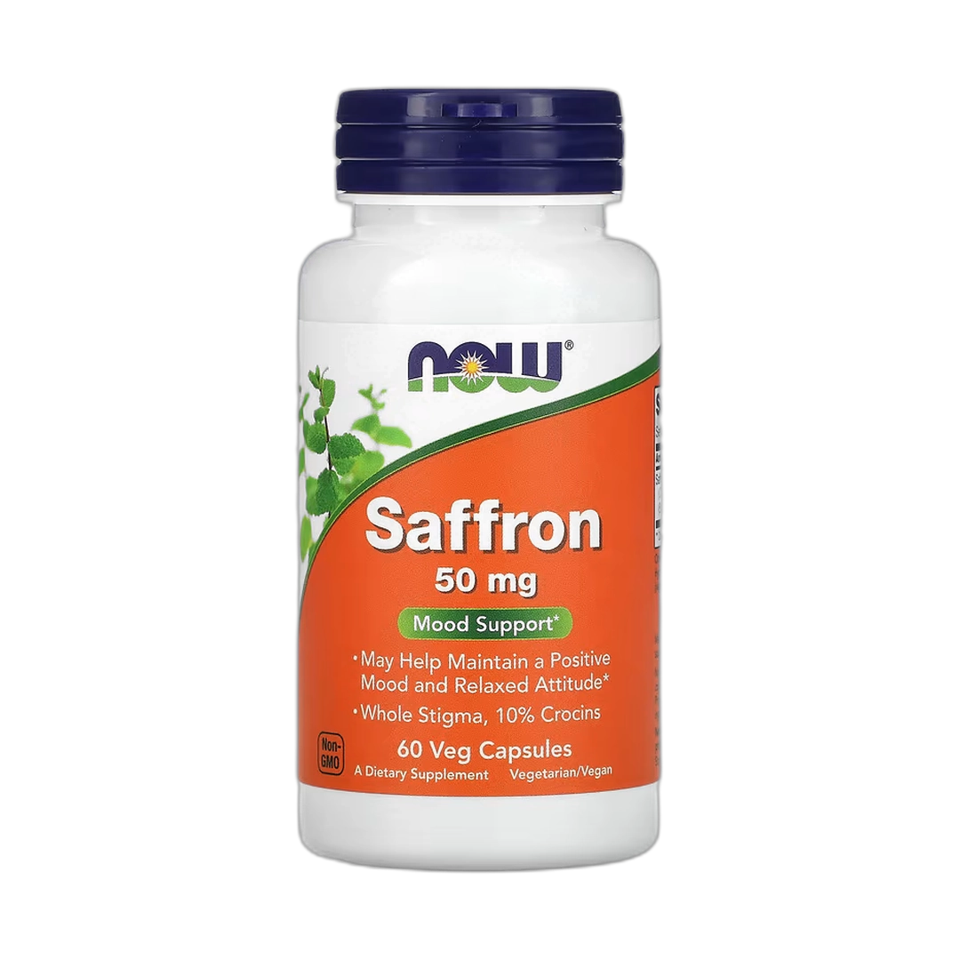 NOW Foods, Saffron, 50 mg, 60 Veg Capsules
