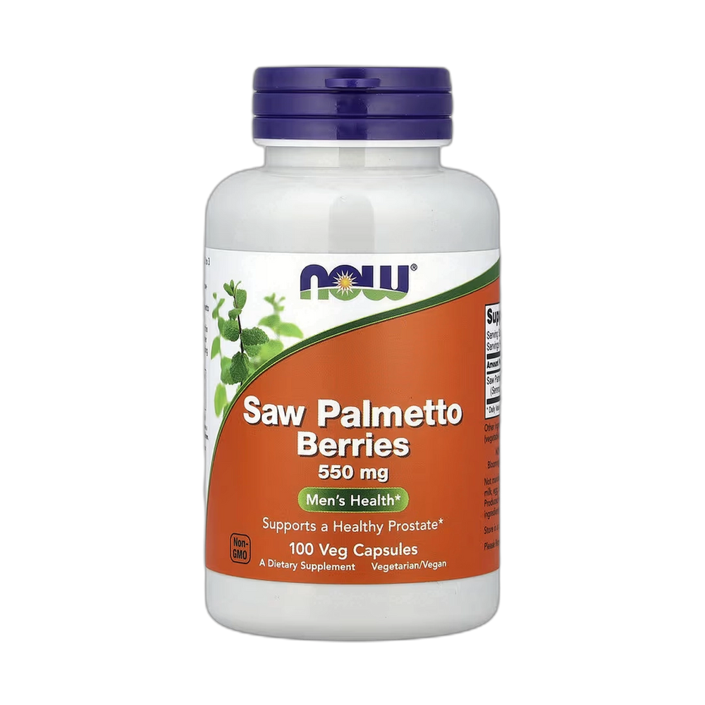 NOW Foods, Saw Palmetto Berries, 550 mg, 100 Veg Capsules