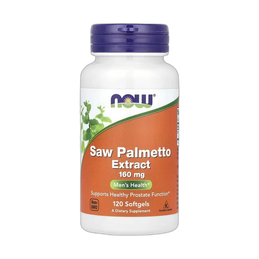 NOW Foods, Saw Palmetto Extract, 160 mg, 120 Softgels