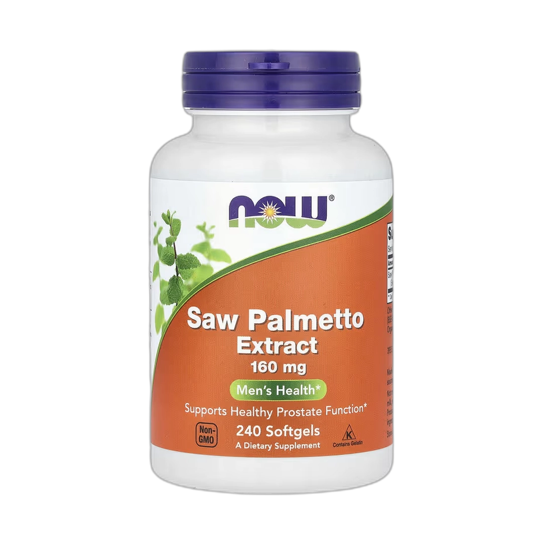 NOW Foods, Saw Palmetto Extract, 160 mg, 240 Softgels