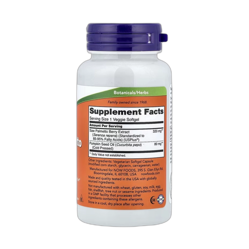 NOW Foods, Saw Palmetto Extract, 90 Veggie Softgels