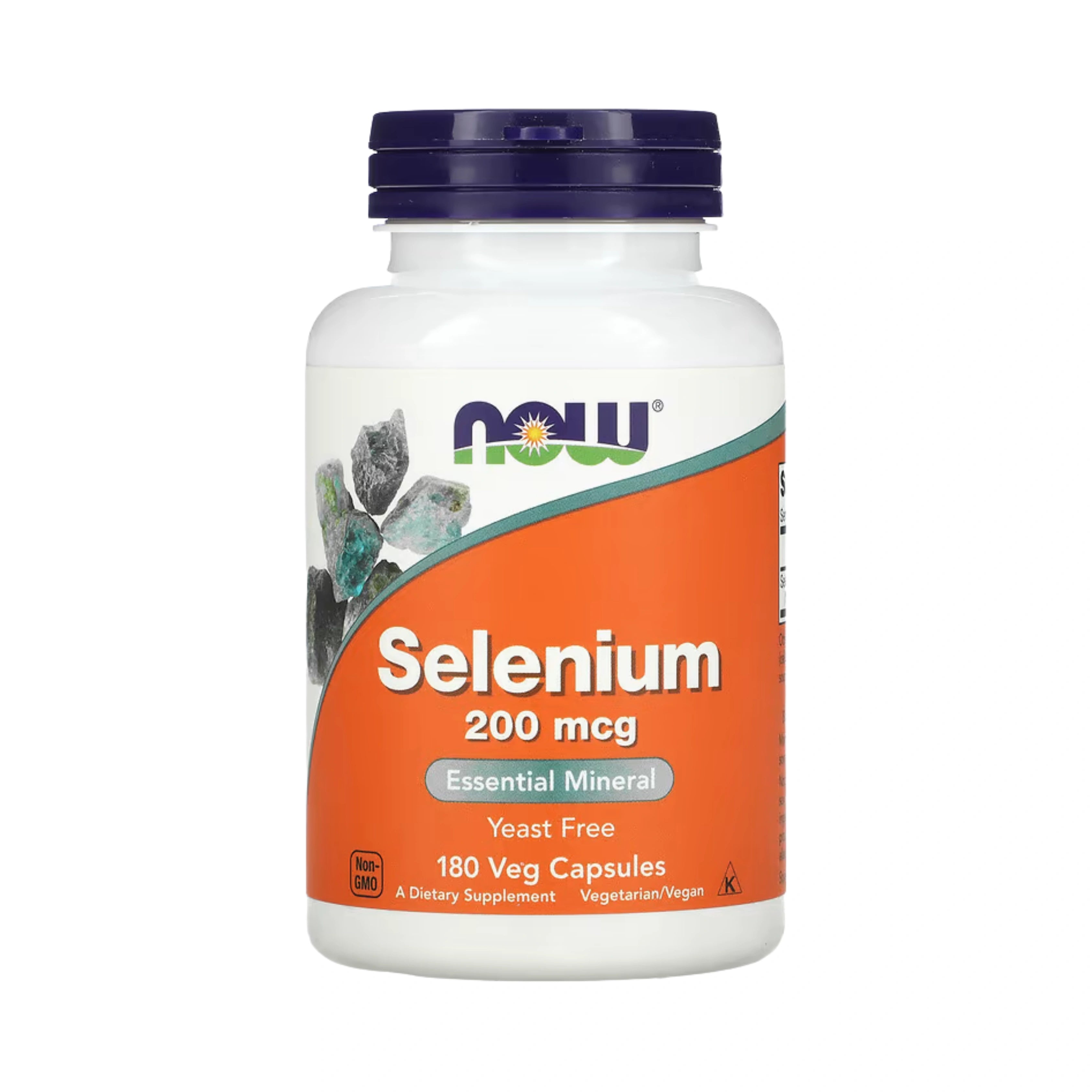 NOW Foods, Selenium, 200 mcg, 180 Veg Capsules