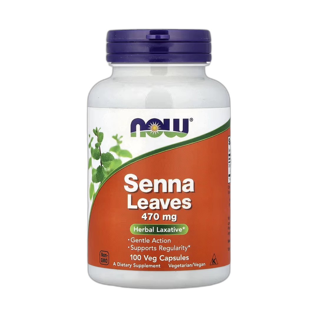 NOW Foods, Senna Leaves, 470 mg, 100 Veg Capsules