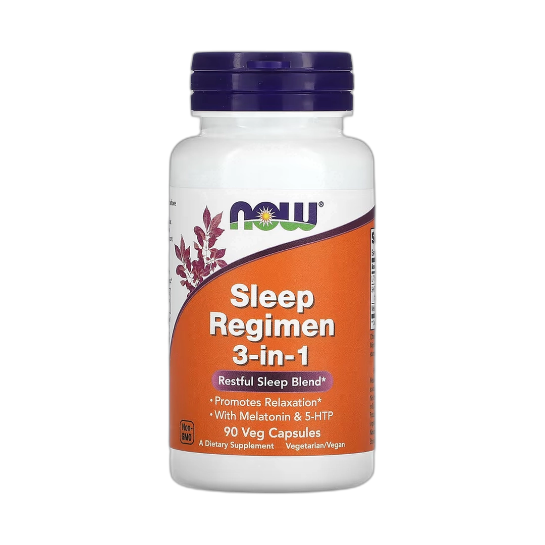NOW Foods, Sleep Regimen 3-in-1, 90 Veg Capsules