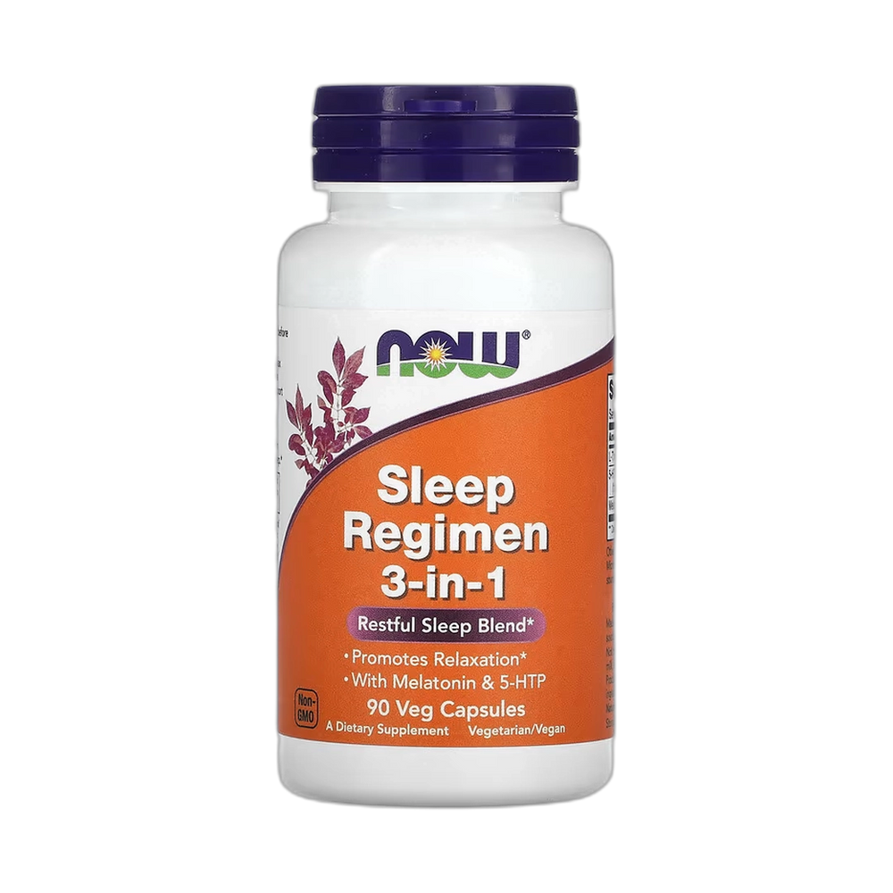 NOW Foods, Sleep Regimen 3-in-1, 90 Veg Capsules
