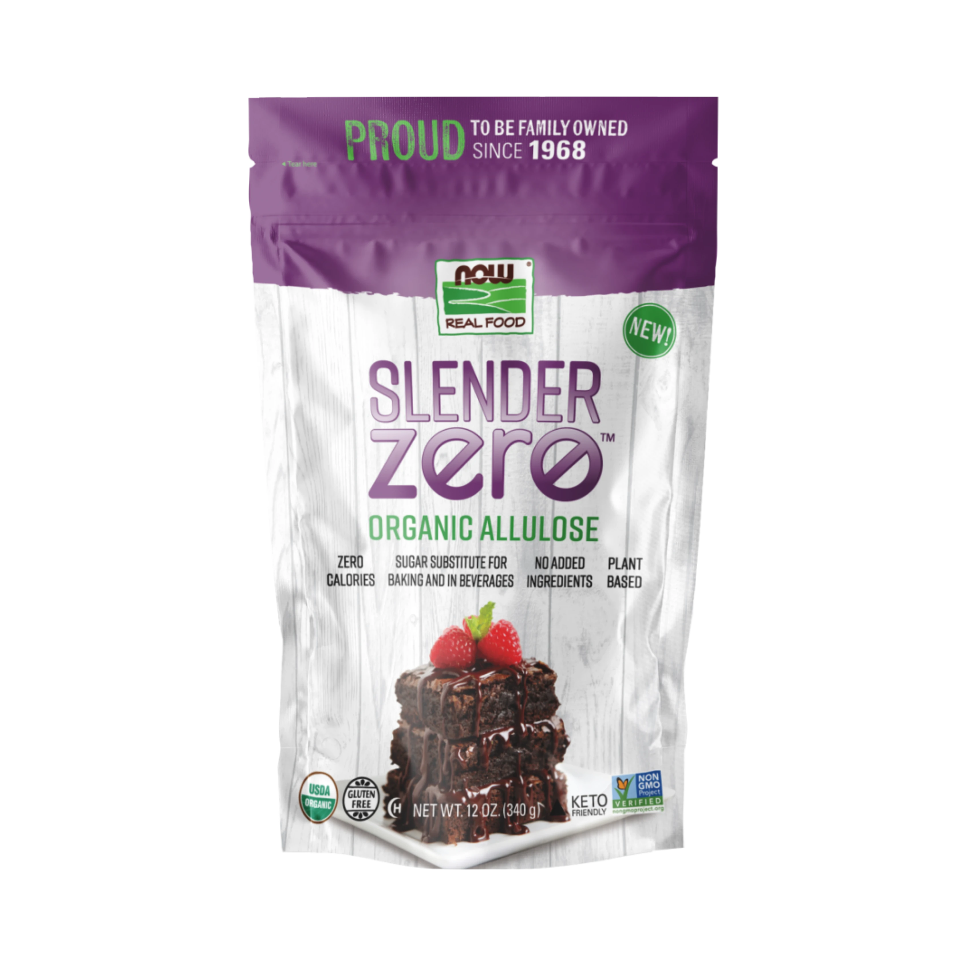 NOW Foods, Slender Zero, Organic Allulose, 12 Oz