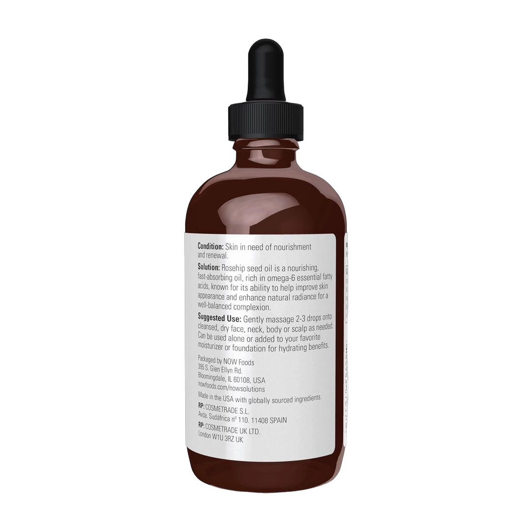 NOW Foods, Solution, Roseship Seed Oil, 4 fl. Oz, 118 ml