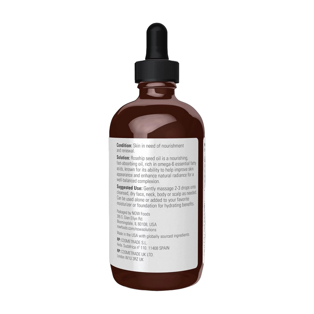 NOW Foods, Solution, Roseship Seed Oil, 4 fl. Oz, 118 ml