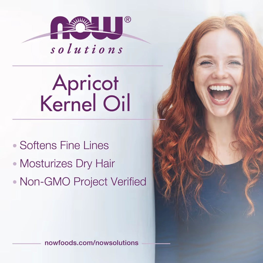 NOW Foods, Solutions, Apricot Oil, 16 fl oz, 473 ml